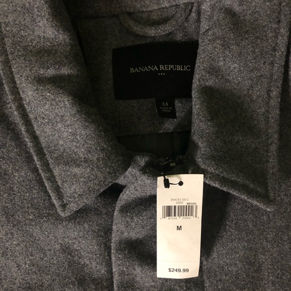 Banana Republic Double Faced Italian Wool Blend - Picture 7 of 7